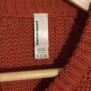 American Apparel Fisherman Crop Sweater Pullover